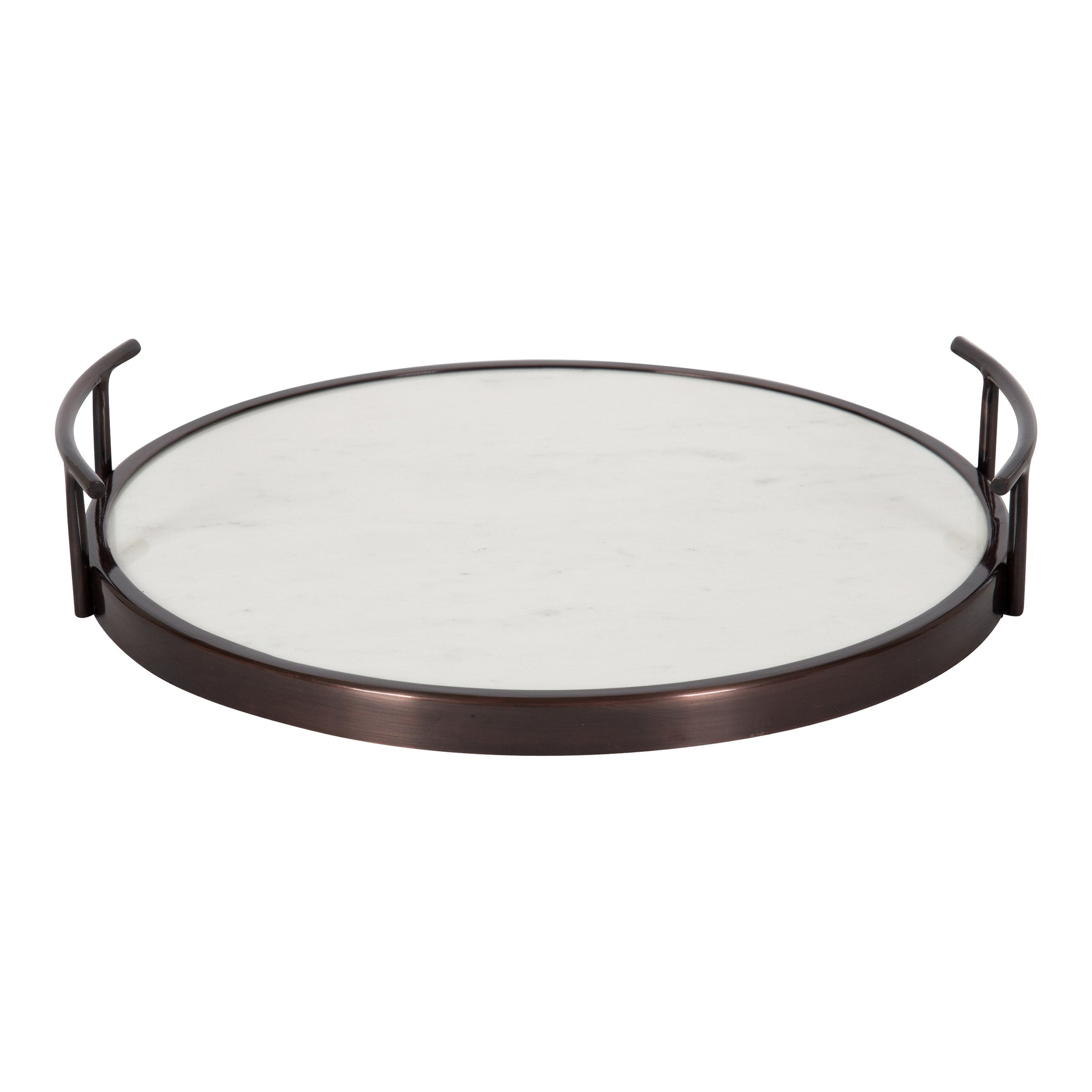 Marbury Round Metal Tray