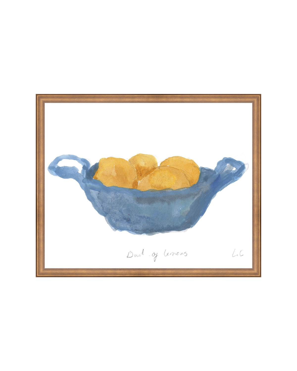 Bowl of Lemons still life art print, view 4
