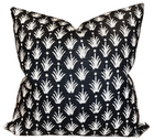 Reeds Pillow Cover in Jet, McLaurin + Piercy Textiles