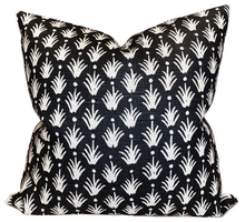 Reeds Pillow Cover in Jet, McLaurin + Piercy Textiles