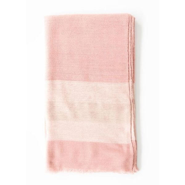 Rosa pink plush merino queen bedspread large throw – One Affirmation