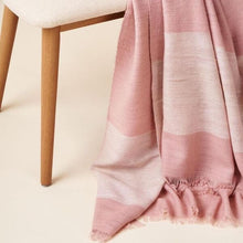 Rosa pink plush merino queen bedspread large throw – One Affirmation
