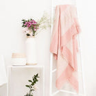 Rosa pink plush merino queen bedspread large throw – One Affirmation