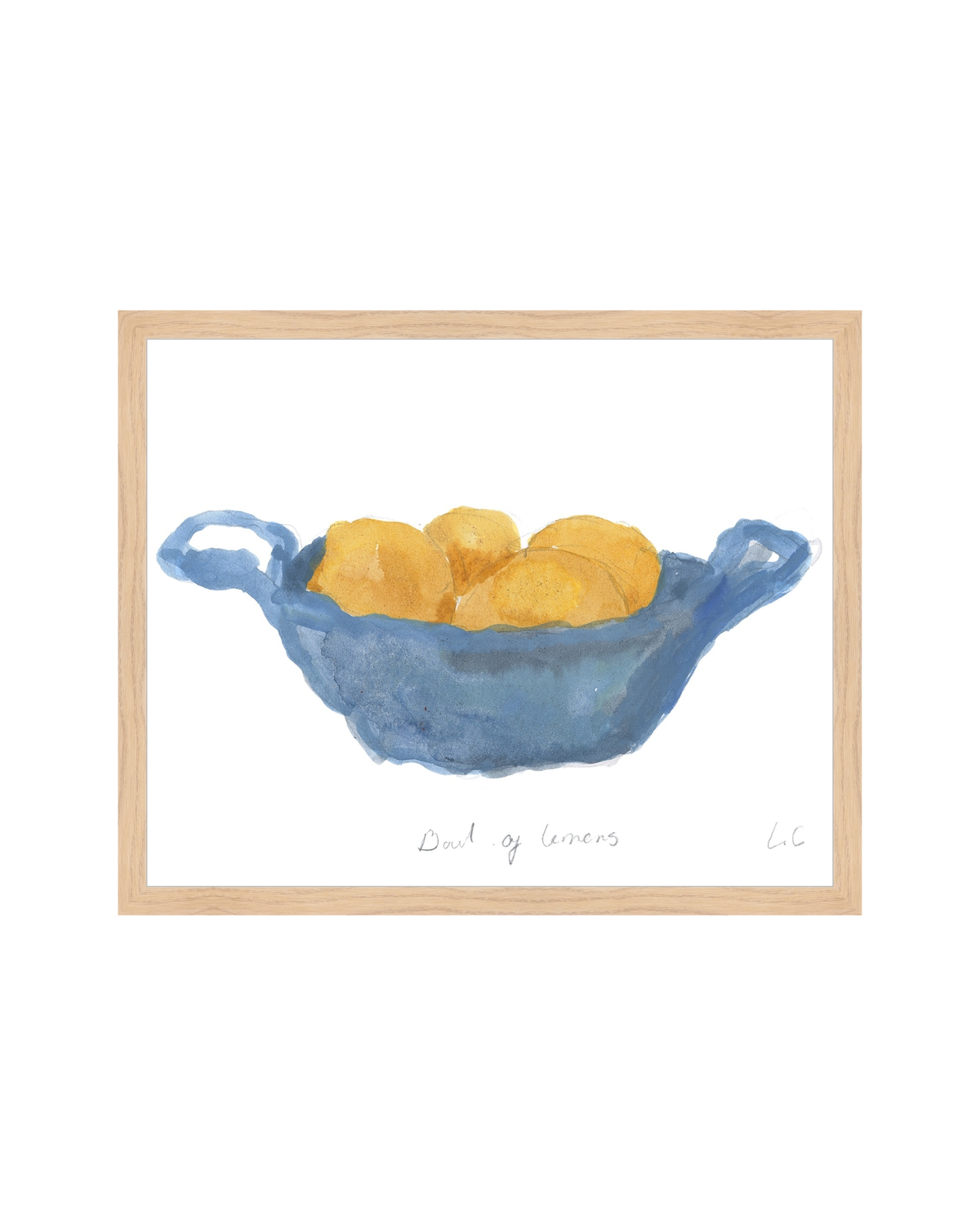 Bowl of Lemons still life art print, view 6