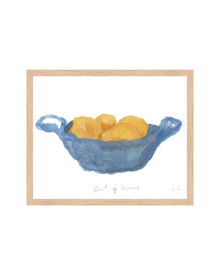 Bowl of Lemons still life art print, view 6