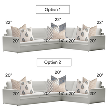 Holloway Sectional Pillow Combination | Set of Seven Pillow Covers
