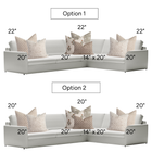 Pinecrest Sectional Pillow Combination | Set of Seven Pillow Covers