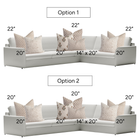 Birchwood Sectional Pillow Combination | Set of Seven Pillow Covers