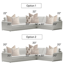 Birchwood Sectional Pillow Combination | Set of Seven Pillow Covers
