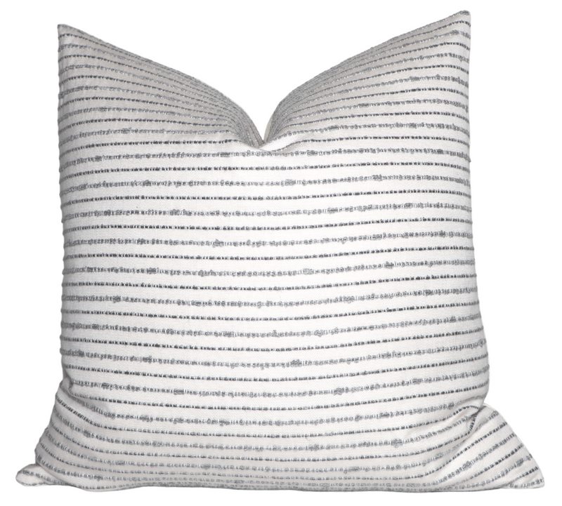 Kelly Wearstler Seeth Pillow Cover in Smoke, Indoor Outdoor Pillow