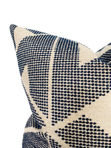 Sierra Pillow Cover in Indigo Blue, Schumacher Textiles