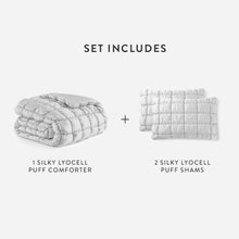 Silky Lyocell Puff Comforter Bundle