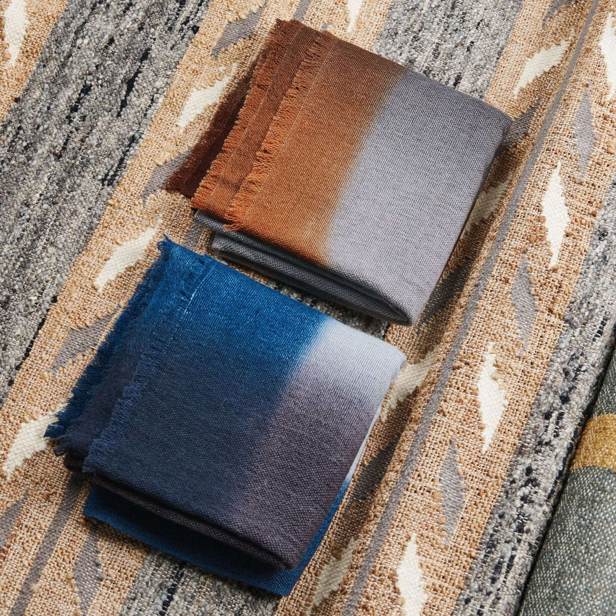 Simply Taupe brown gray hand spun merino handloom throw – One Affirmation