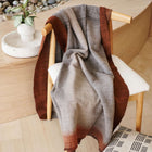 Simply Taupe brown gray hand spun merino handloom throw – One Affirmation