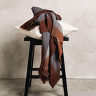 Simply Taupe brown gray hand spun merino handloom throw – One Affirmation