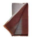 Simply Taupe brown gray hand spun merino handloom throw – One Affirmation