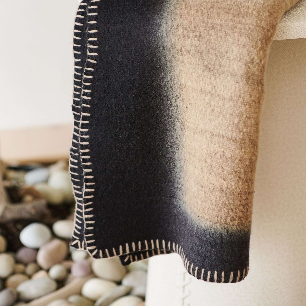 Siro Brown merino throw blanket handwoven in Nepal – One Affirmation