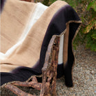 Siro Brown merino throw blanket handwoven in Nepal – One Affirmation