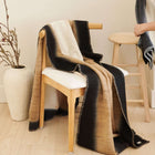 Siro Brown merino throw blanket handwoven in Nepal – One Affirmation
