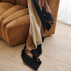 Siro Brown merino throw blanket handwoven in Nepal – One Affirmation