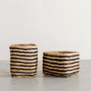 Small Square Jute Baskets