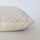 Odette beige dotted texture pillow cover, view 9