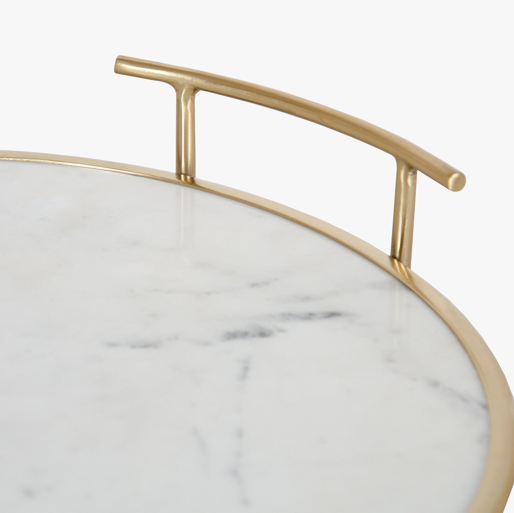Marbury Round Metal Tray