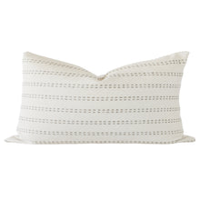 Tatum Stripe Grey Throw Pillow