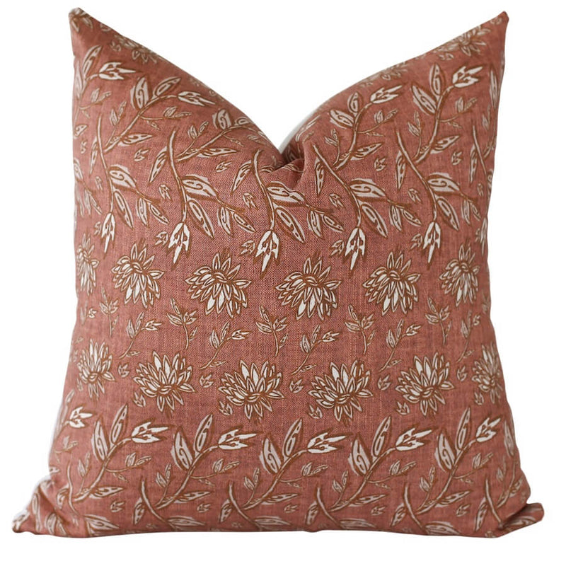 Terracotta Throw Pillow