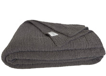 The Nest microfiber throw blanket in Charcoal – view 7