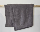 The Nest microfiber throw blanket in Charcoal