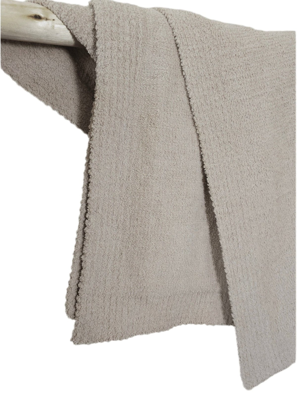 The Nest microfiber throw blanket in Fossil – view 4