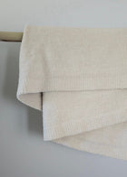 The Nest microfiber throw blanket in Sand – view 3