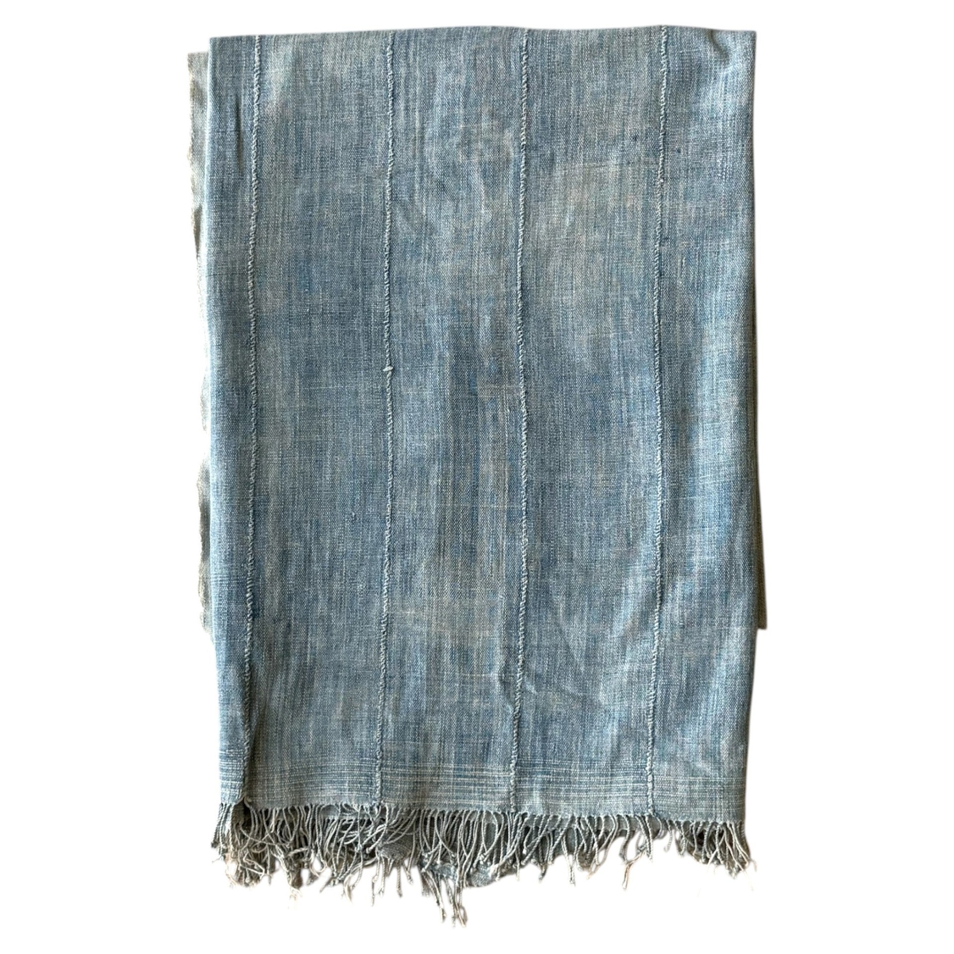 Vintage Indigo Throw Blanket