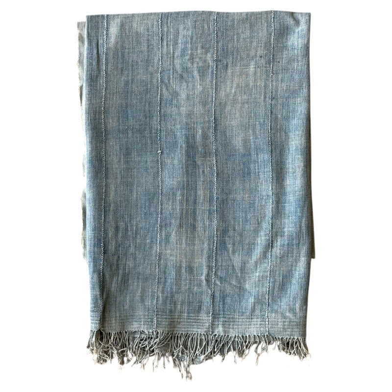 Vintage Indigo Throw Blanket
