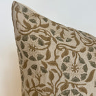 Botanical Linen Floral Pillow Cover