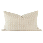 Tully tan diamond weave lumbar pillow cover, view 2