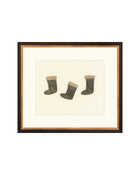 Holiday Stockings minimal Christmas art print, view 9