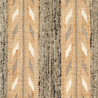 Uneven Arrows handwoven wool jute rug 5x8 in earthy hues – One Affirmation