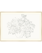 Vase of Flowers Sketch