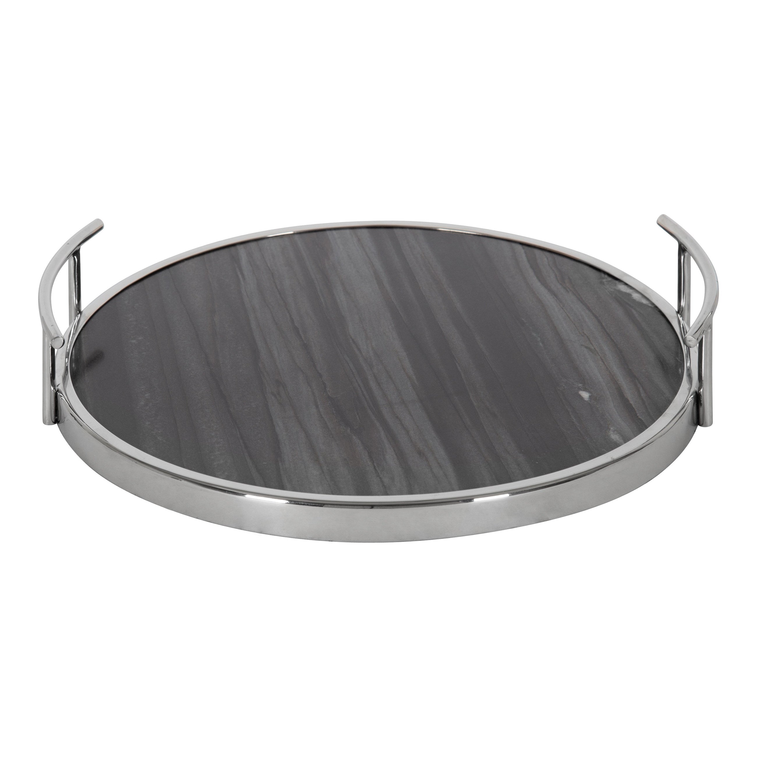 Marbury Round Metal Tray