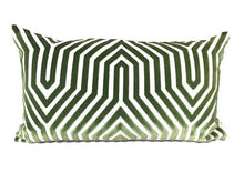 Vanderbilt Pillow Cover in Lettuce Green, Schumacher Textiles