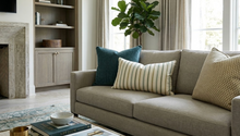 Veranda Woven Pillow Cover in Golden Sage