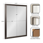 Colette Rectangle Bathroom Wall Mirror