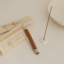 Organic White Sage incense set packaged in washi-style paper