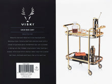 Antique Gold Bar Cart
