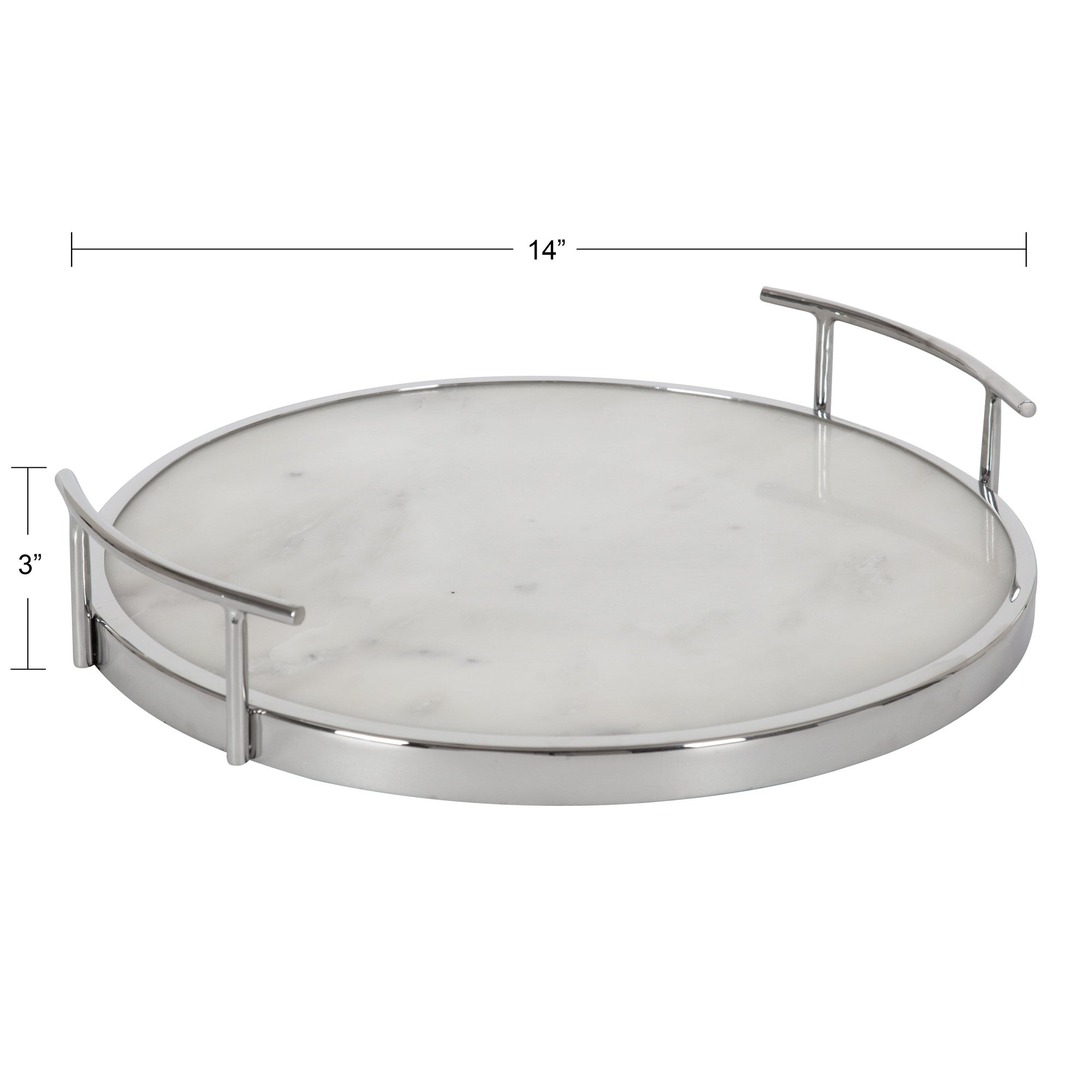 Marbury Round Metal Tray