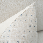 Odette beige dotted texture pillow cover, view 10