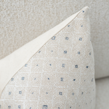 Odette beige dotted texture pillow cover, view 10