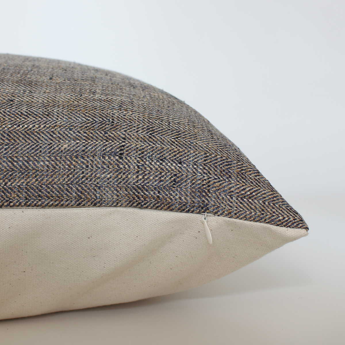 Dante brown textured solid pillow cover, view 8